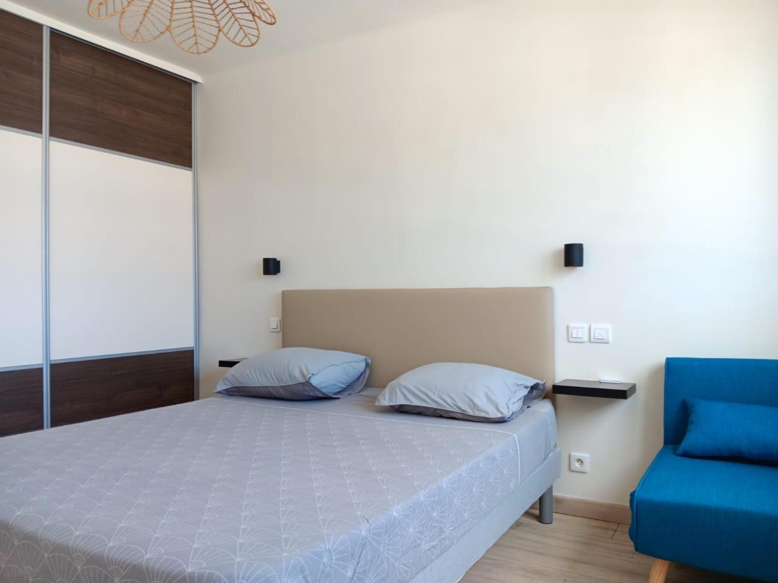 3 Pieces Vue Mer - Clim - 5 Min De La Plage A Pied Antibes Bagian luar foto